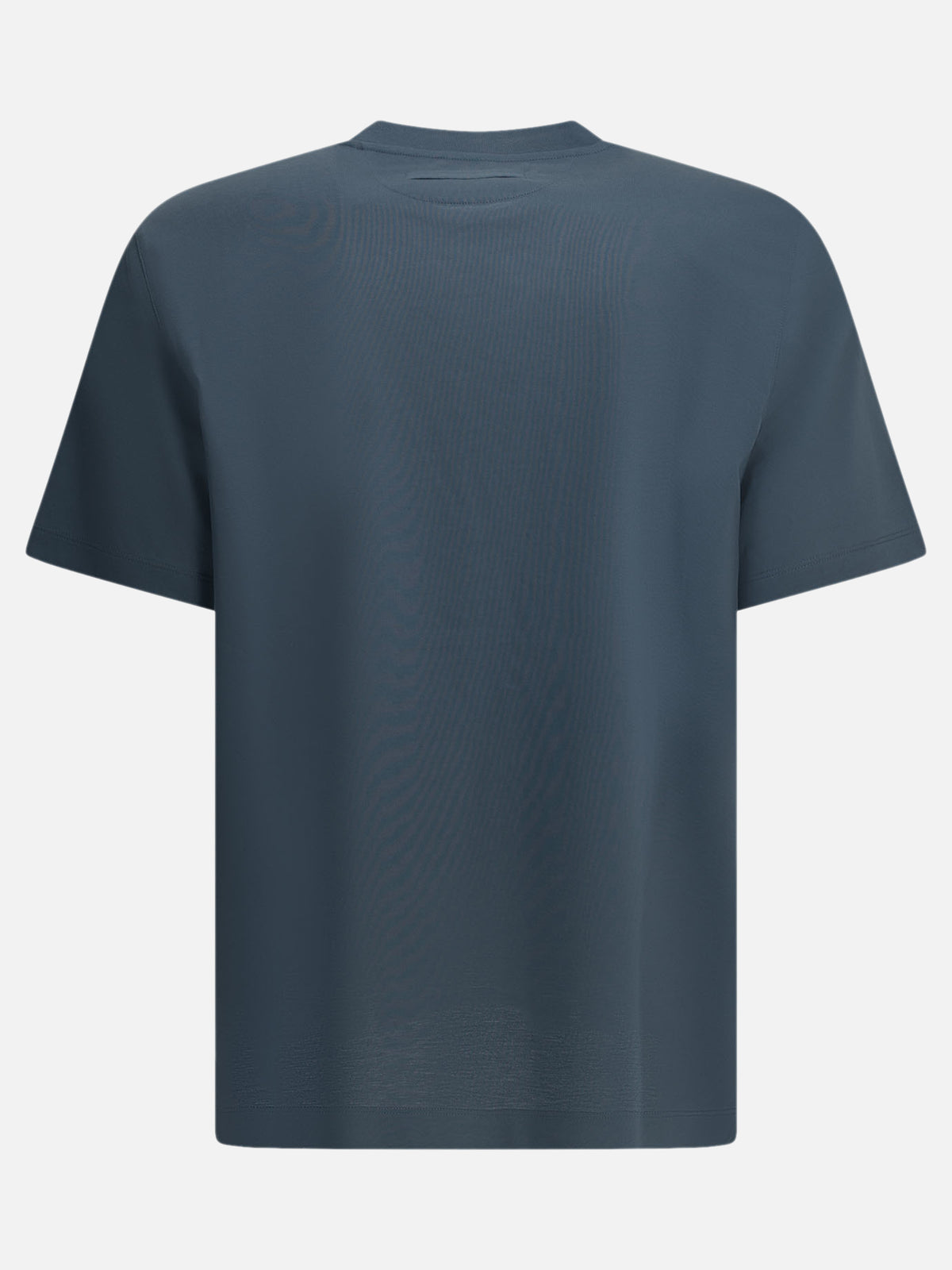 Zegna Pure cotton crew-neck T-shirt Blue

