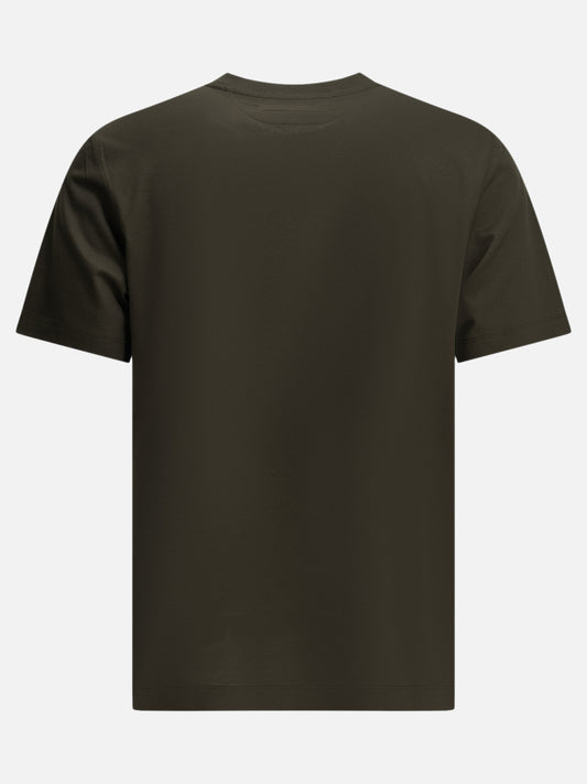 Zegna Pure cotton crew-neck T-shirt Green

