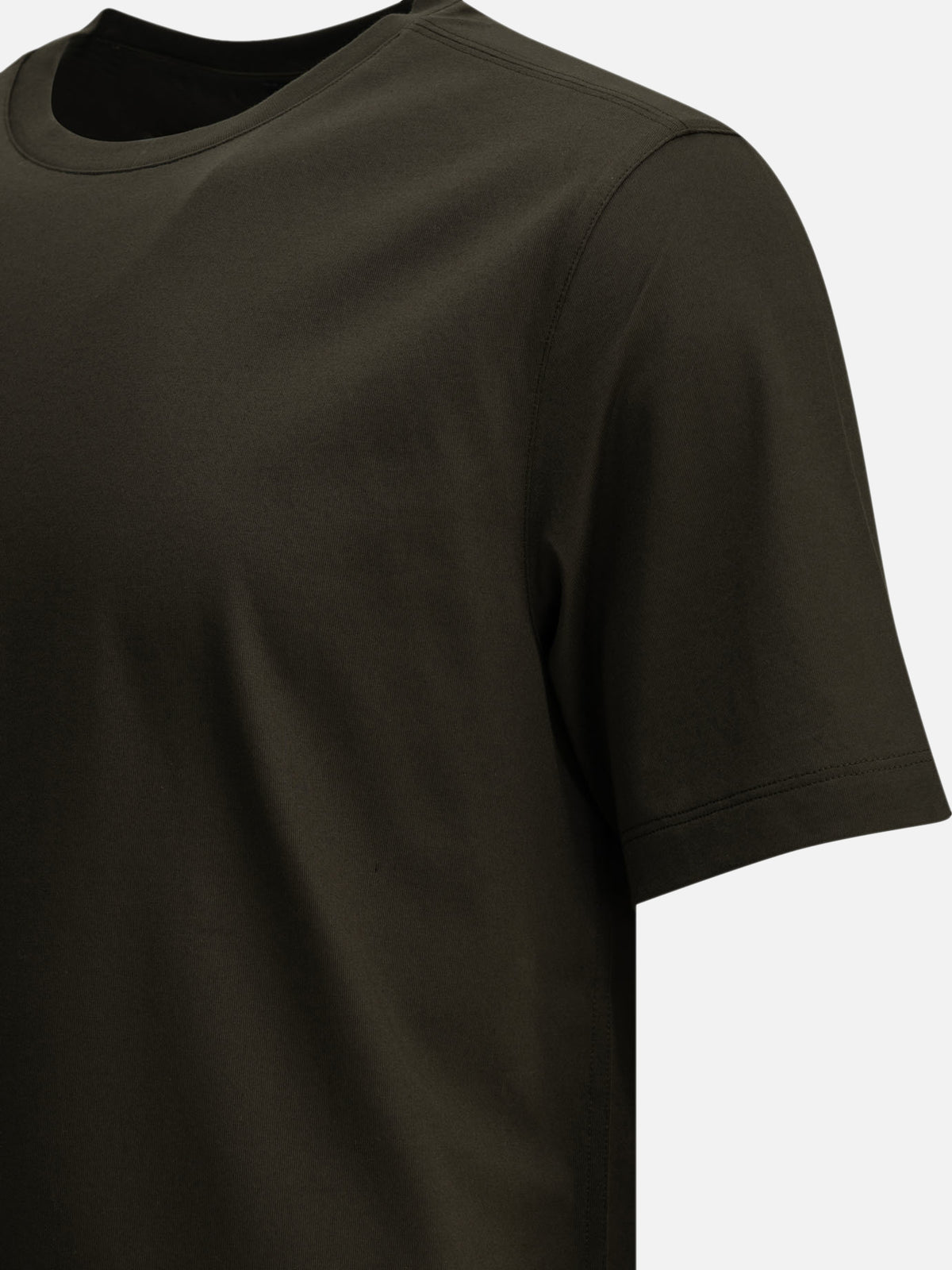 Zegna Pure cotton crew-neck T-shirt Green

