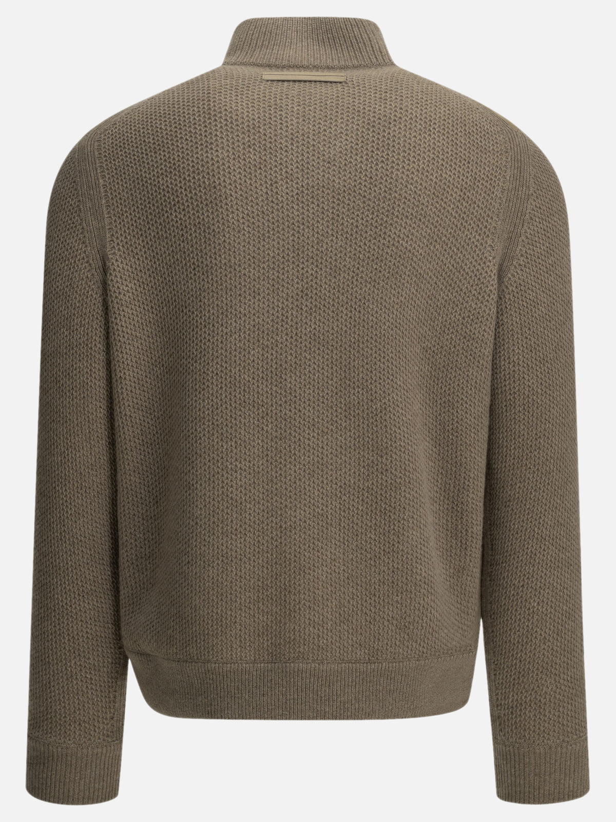 Zegna Cashmere and suede overshirt jacket Beige

