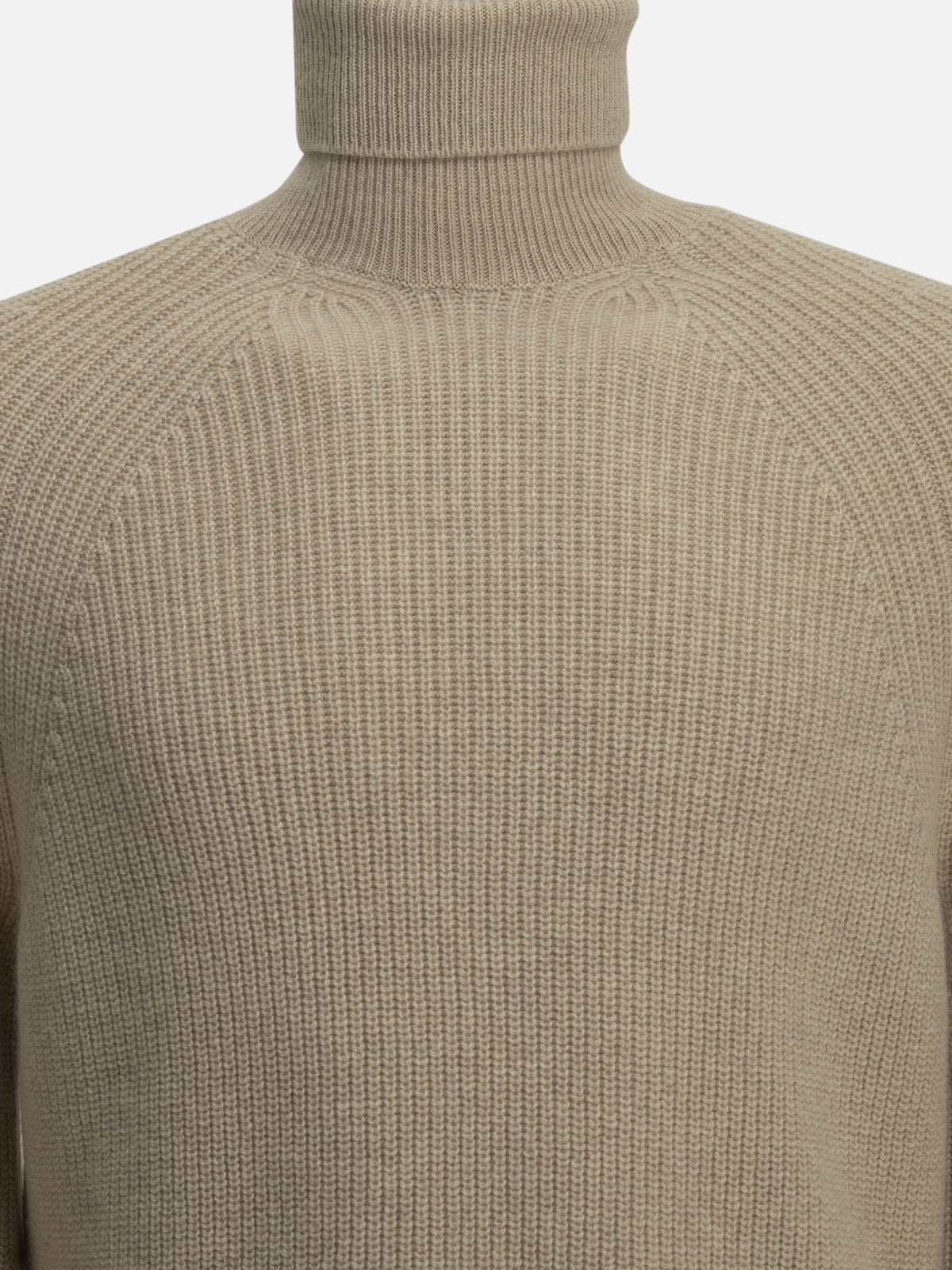 Zegna Maglione dolcevita in cashmere Beige - VIETTI