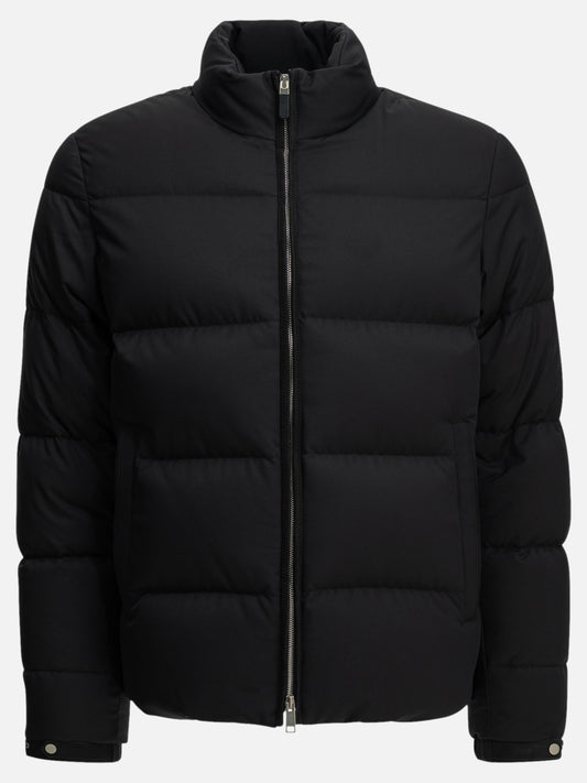 Zegna Short down jacket Blue

