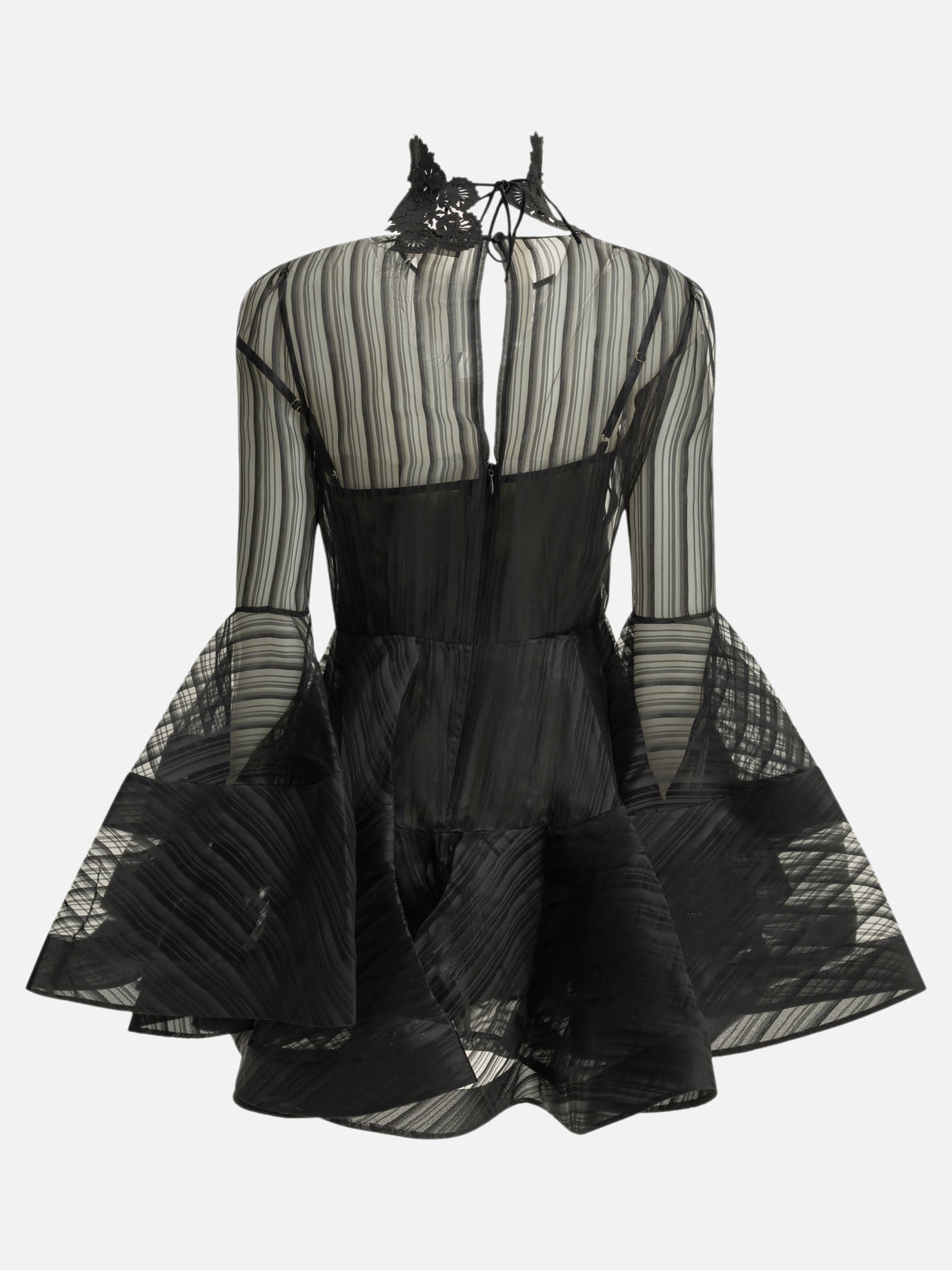 Zimmermann "Valiant" Short Dress Black

