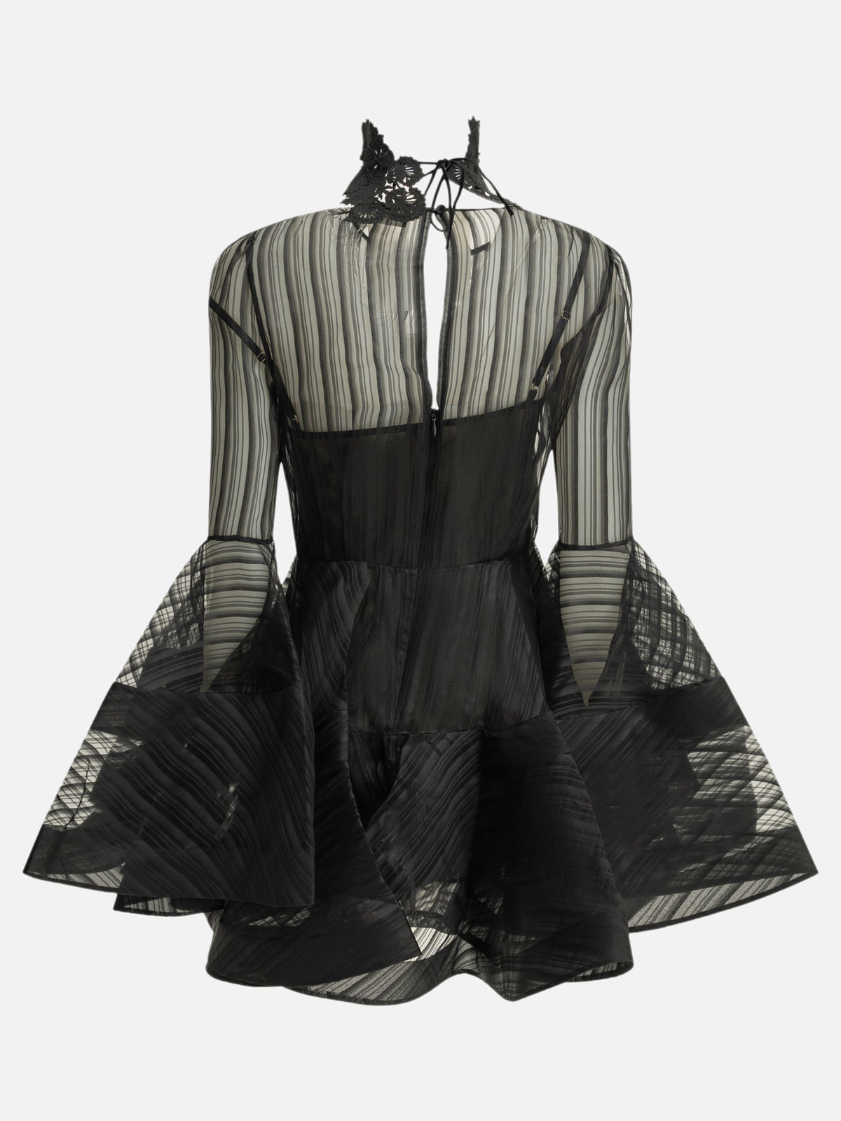 Zimmermann "Valiant" Short Dress Black - VIETTI