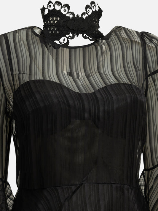 Zimmermann "Valiant" Short Dress Black

