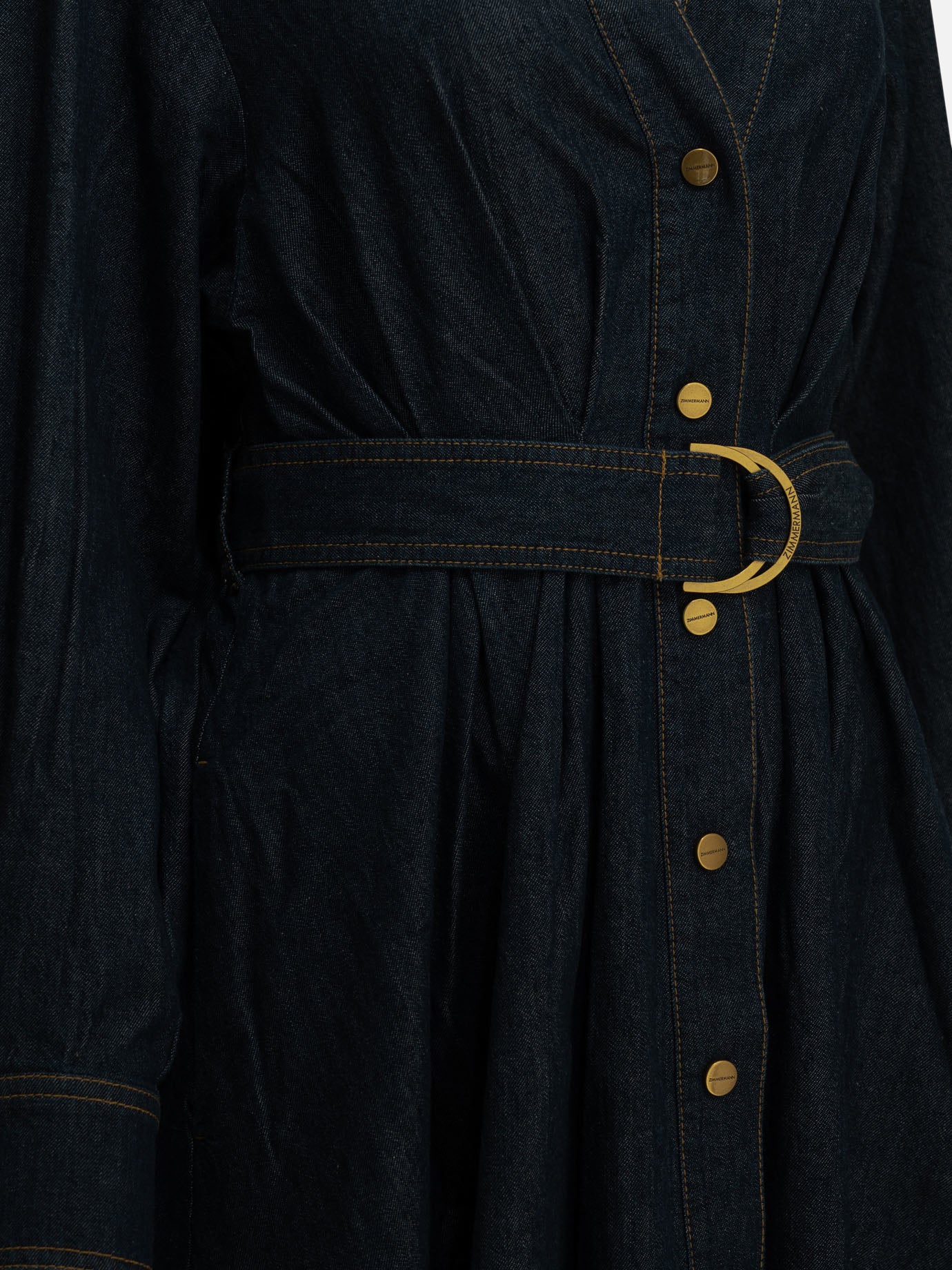 Midi dresses Solid colour  Blue - Zimmermann Women | PDP | VIETTI Online Store | thumbnail_4