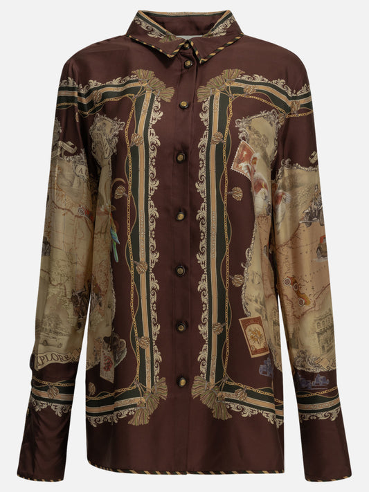 Zimmermann "Valiant" Casual Shirt Bordeaux

