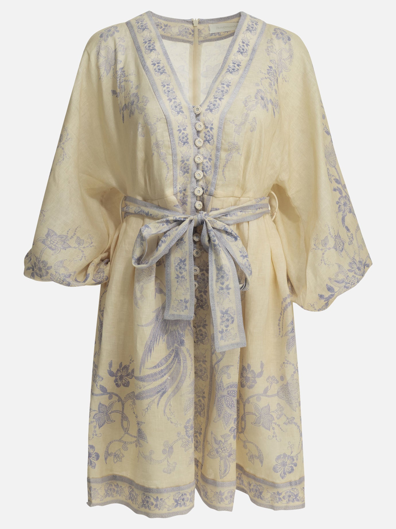 Mini dresses Floral  White - Zimmermann Women | PDP | VIETTI Online Store | Zoom-Modal
