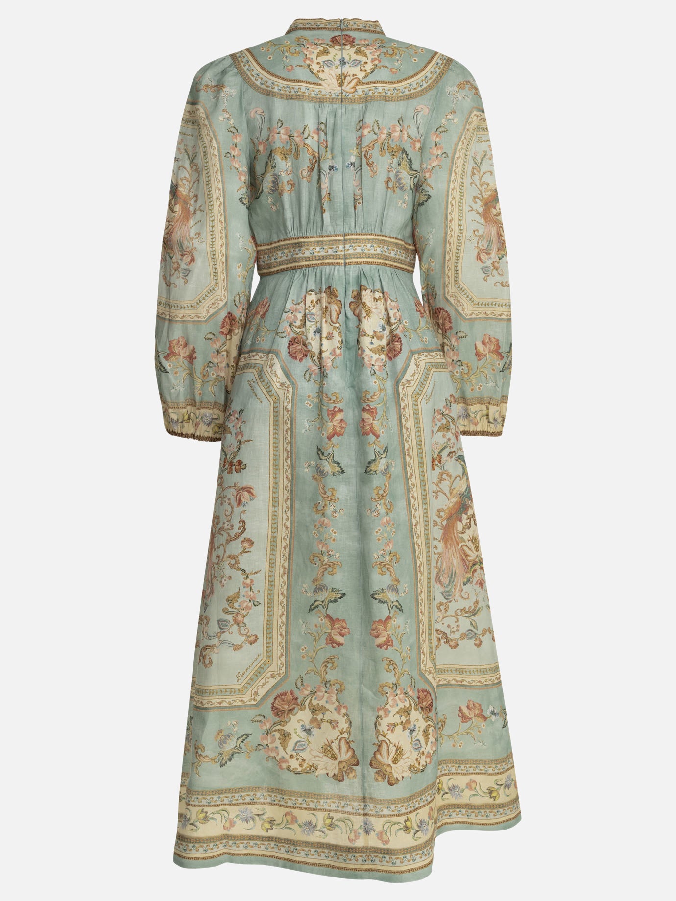 Zimmermann "Roselight" midi dress Light blue - Women | VIETTI Online Store Zimmermann "Roselight" midi dress Light blue - Women | VIETTI Online Store