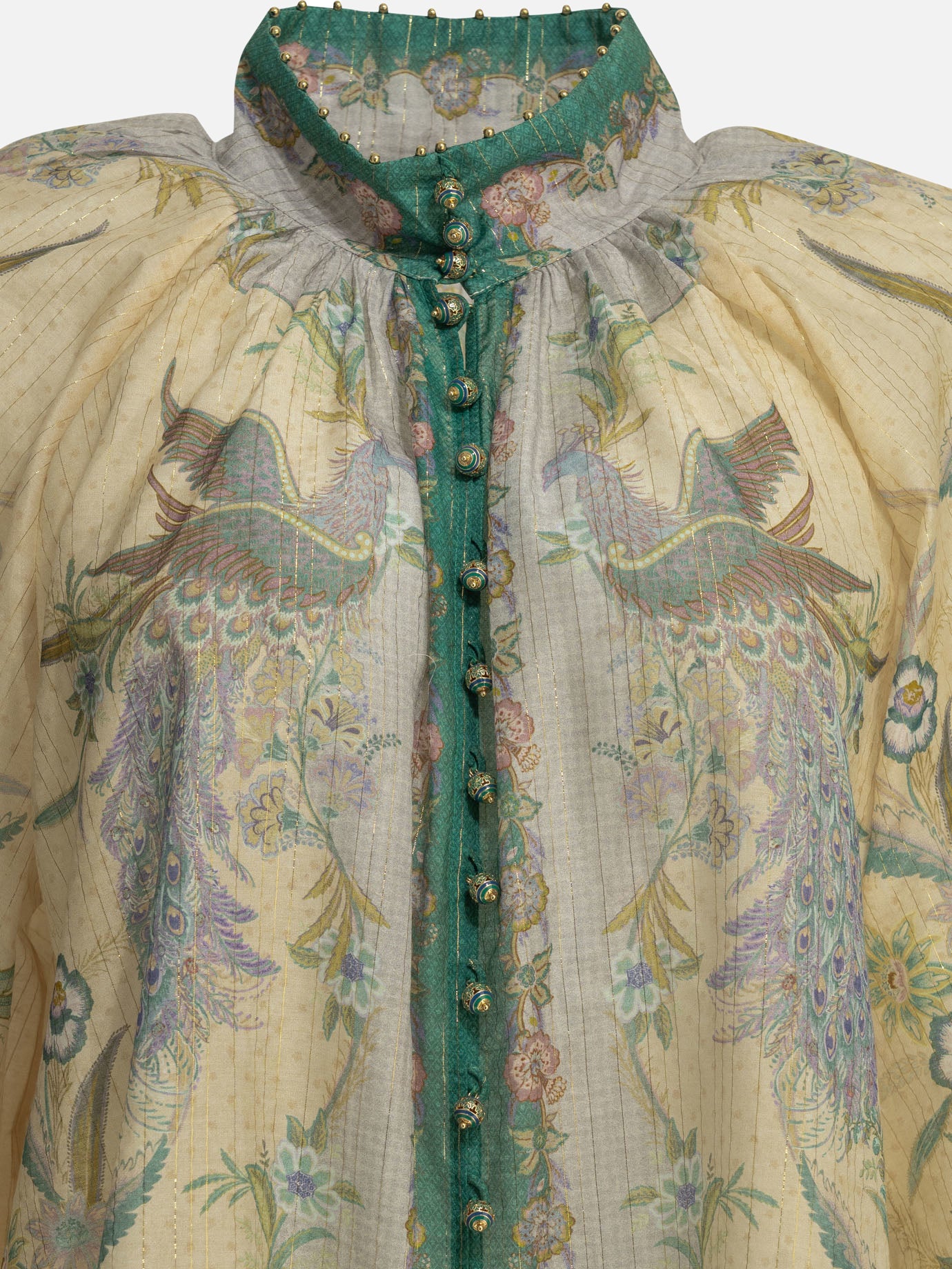 Casual shirts Floral  Light blue - Zimmermann Women | PDP | VIETTI Online Store | Zoom-Modal_3
