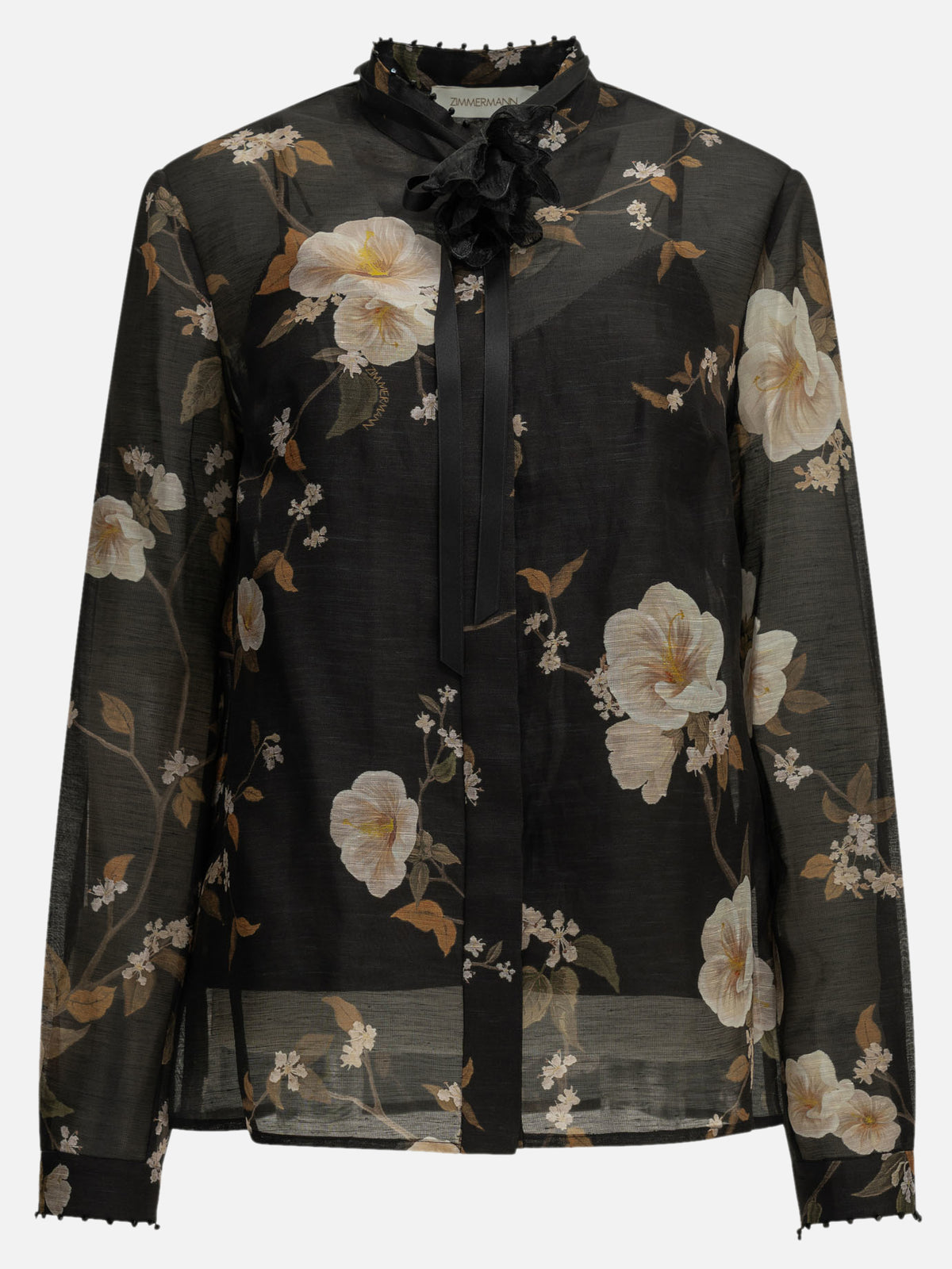Zimmermann "Ascent" Casual Shirt Black - VIETTI