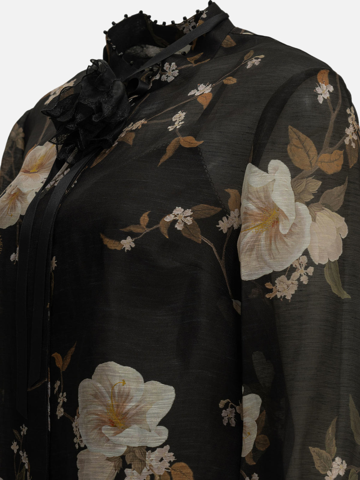 Zimmermann "Ascent" Casual Shirt Black - VIETTI