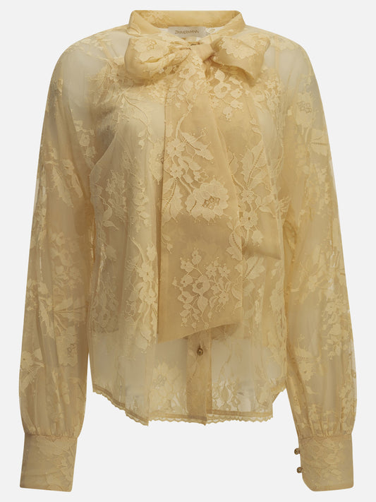 Blouses Lace  Beige - Zimmermann Women | PDP | VIETTI Online Store 
