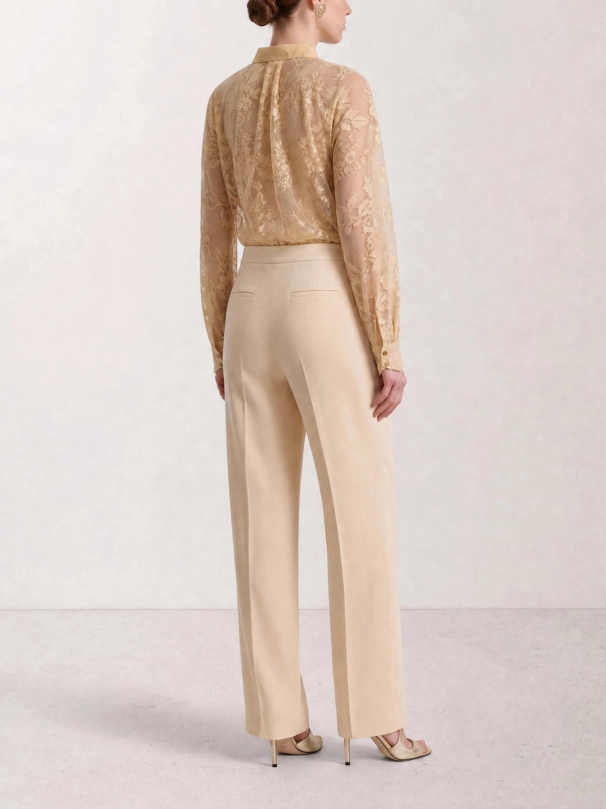 Zimmermann Lace Blouse Beige