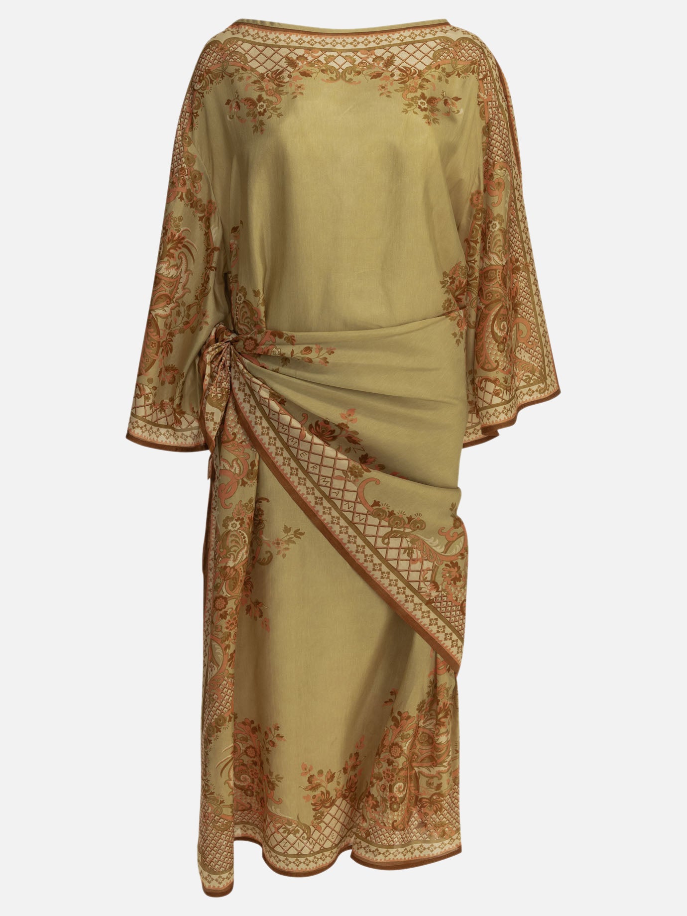 Midi dresses Floral  Beige - Zimmermann Women | PDP | VIETTI Online Store | thumbnail
