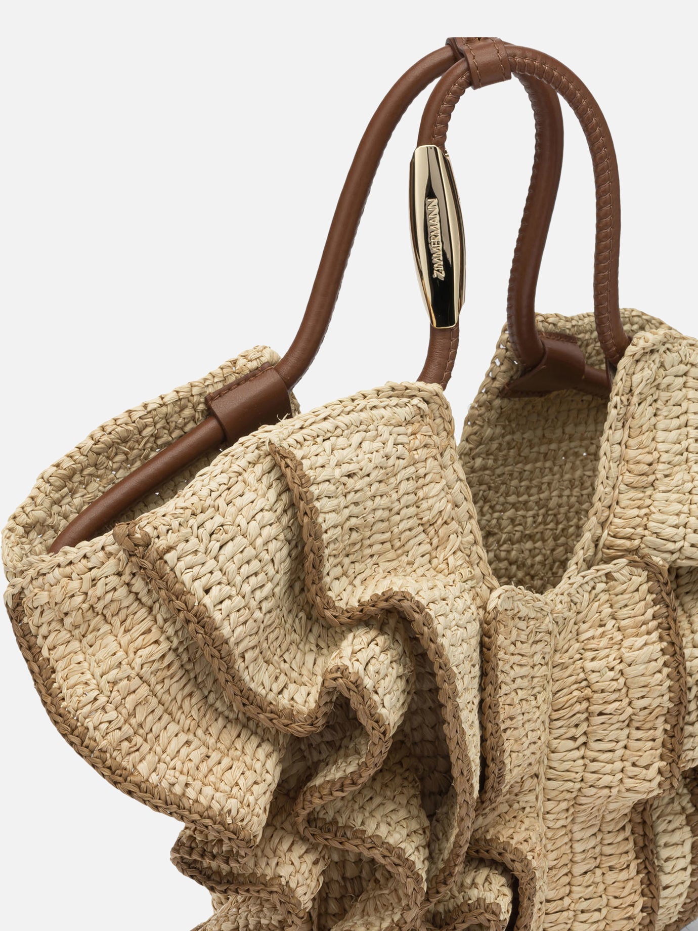 Medium bags 100% raffia  Beige - Zimmermann Women | PDP | VIETTI Online Store | thumbnail_4