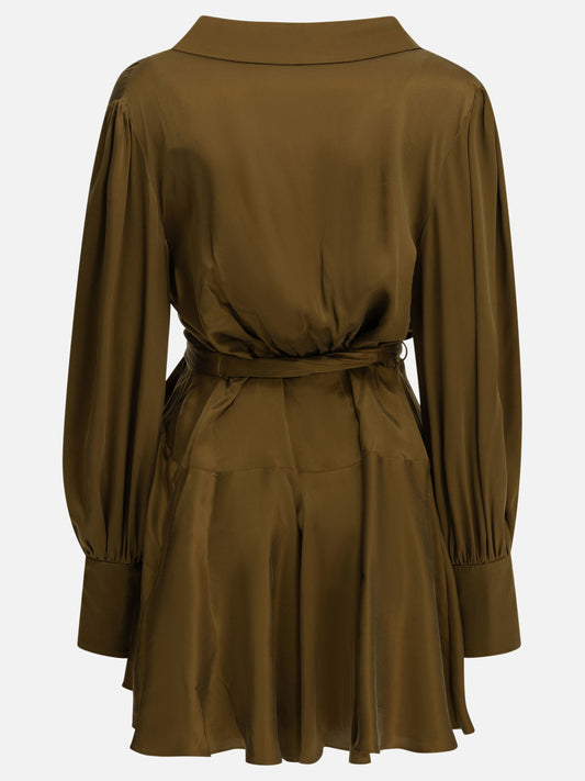 Mini dresses Solid colour  Brown - Zimmermann Women | PDP | VIETTI Online Store | 2
