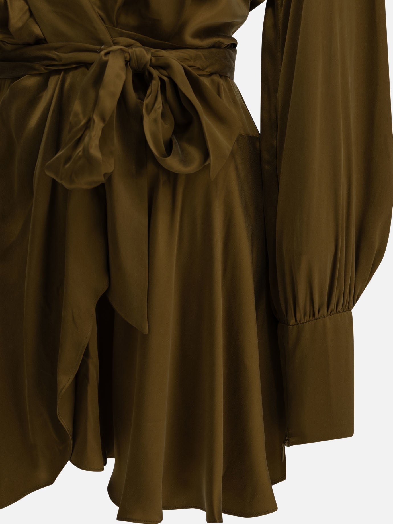 Mini dresses Solid colour  Brown - Zimmermann Women | PDP | VIETTI Online Store | thumbnail_4