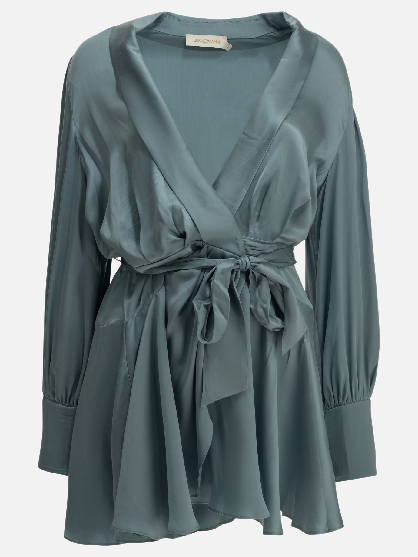 Mini dresses Solid colour  Light blue - Zimmermann Women | PDP | VIETTI Online Store | Zoom-Modal

