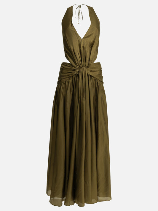 Long dresses Solid colour  Green - Zimmermann Women | VIETTI Online Store 
