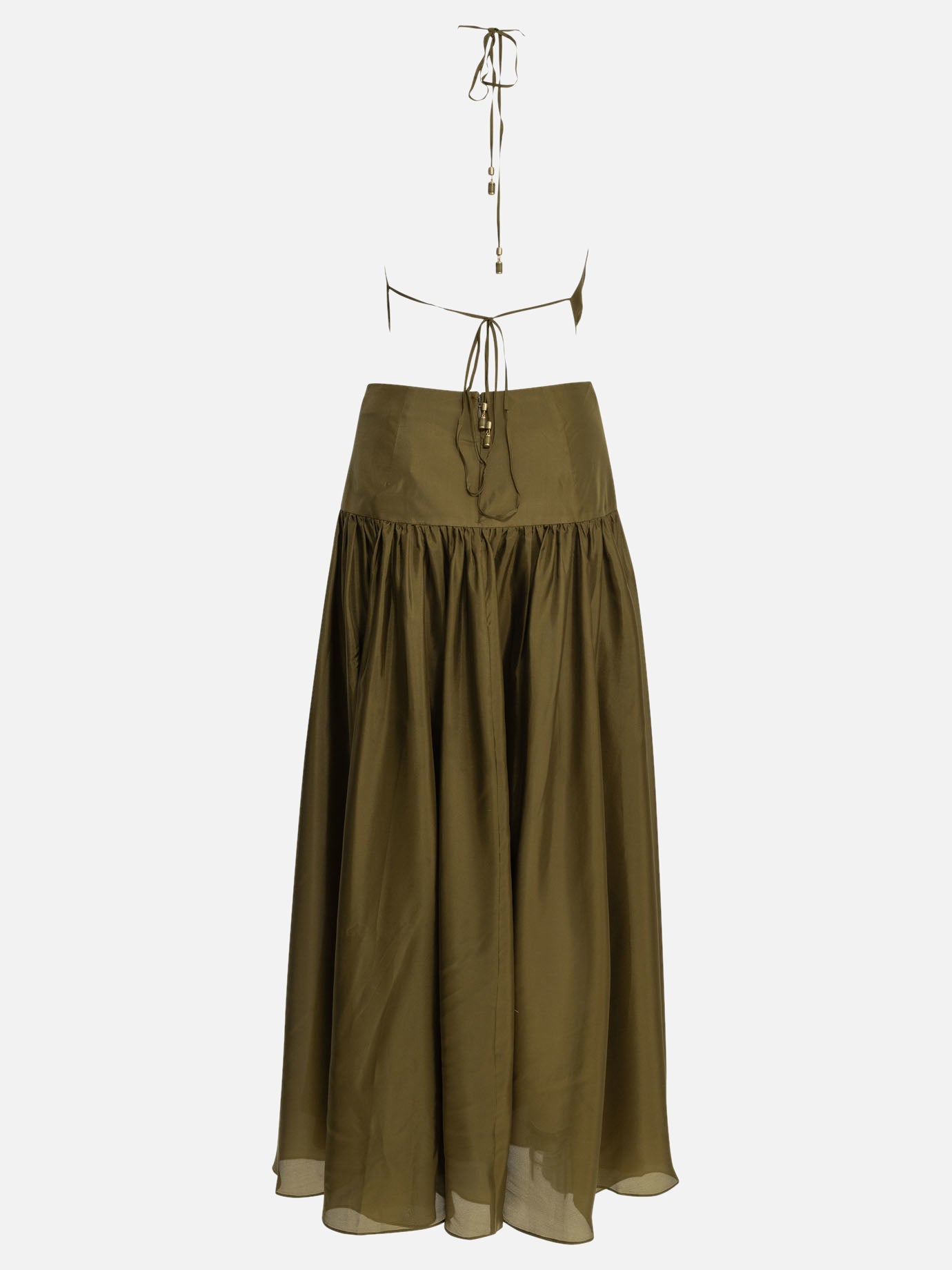Abiti lunghi Solid colour  Verde - Zimmermann Donna | PDP | VIETTI Online Store | thumbnail_2