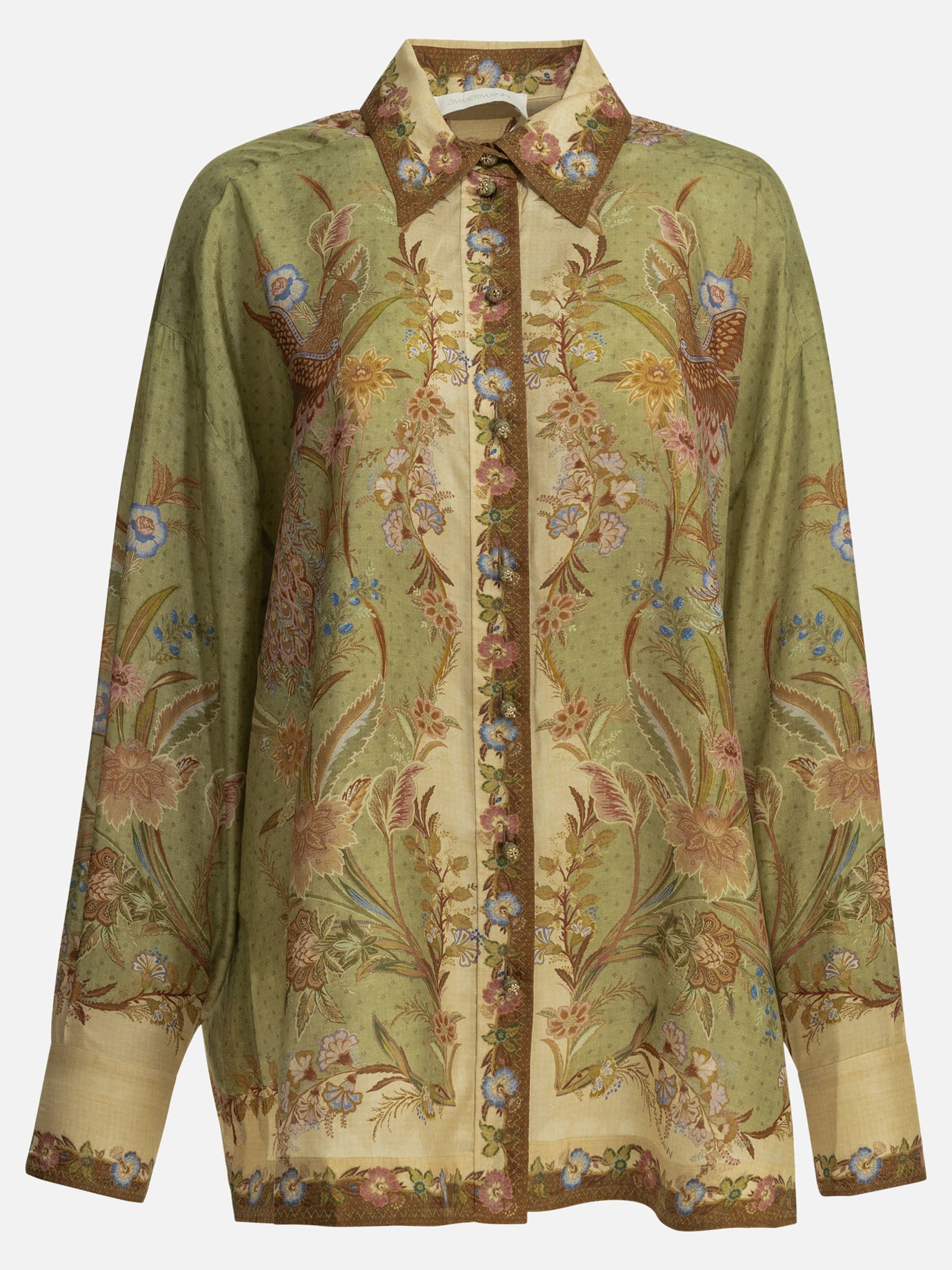 Casual shirts Floral  Green - Zimmermann Women | PDP | VIETTI Online Store | Zoom-Modal
