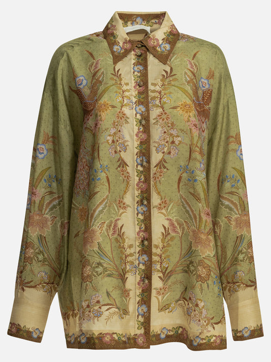 Casual shirts Floral  Green - Zimmermann Women | PDP | VIETTI Online Store 

