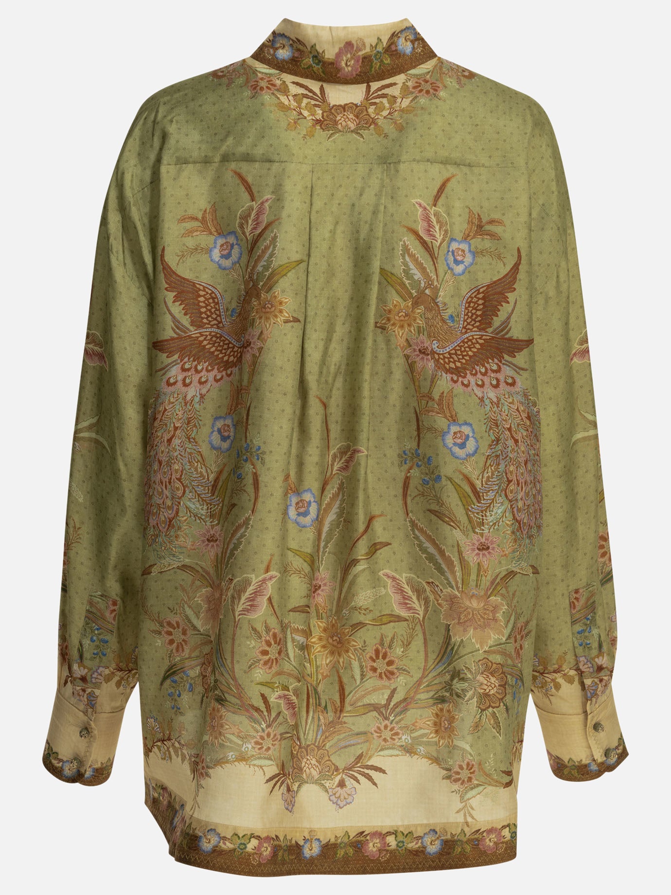 Casual shirts Floral  Green - Zimmermann Women | PDP | VIETTI Online Store | thumbnail_2