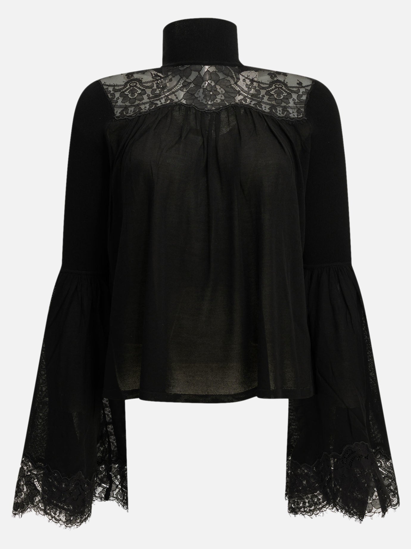 Bluse Lace  Nero - Zimmermann Donna | PDP | VIETTI Online Store | Zoom-Modal
