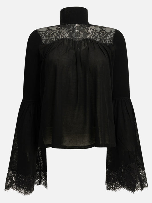 Blouses Lace  Black - Zimmermann Women | PDP | VIETTI Online Store 
