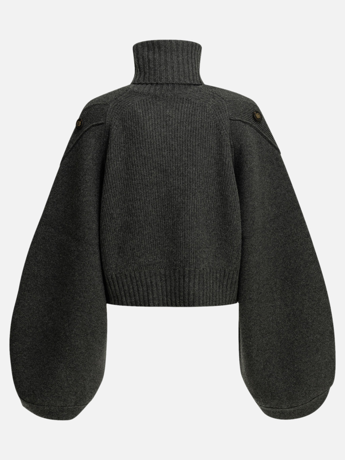 Zimmermann "Valiant" Turtleneck Sweater Grey - VIETTI