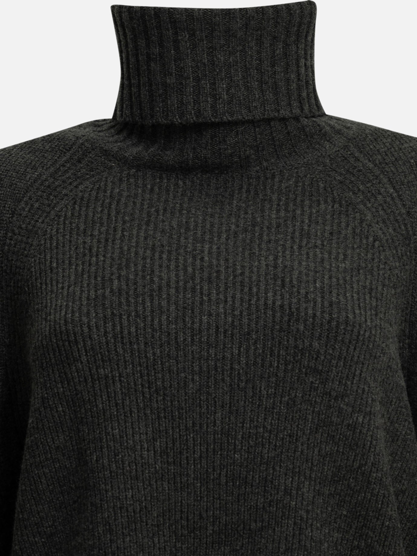 Zimmermann "Valiant" Turtleneck Sweater Grey


