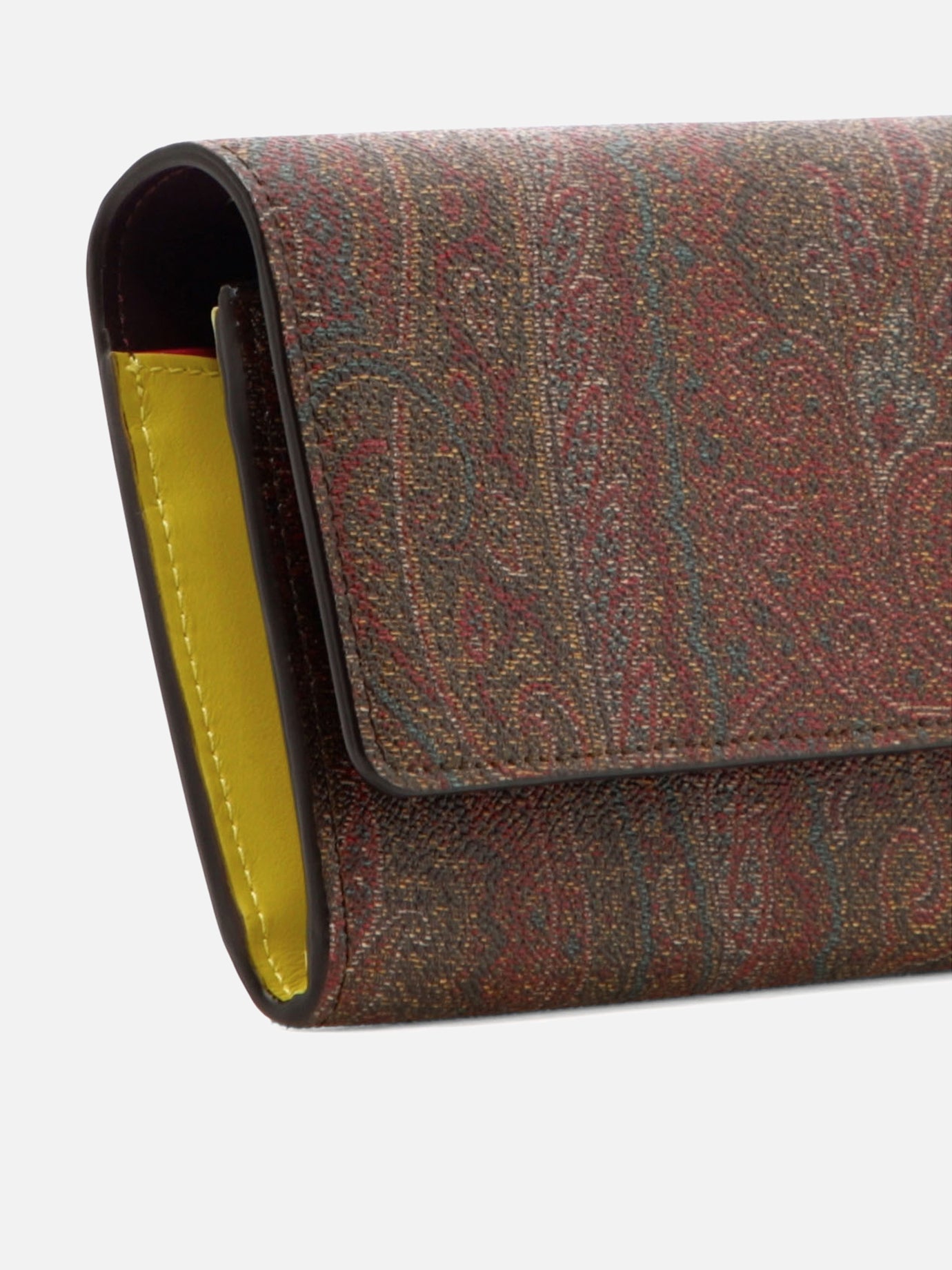 "Paisley" wallet with strap
