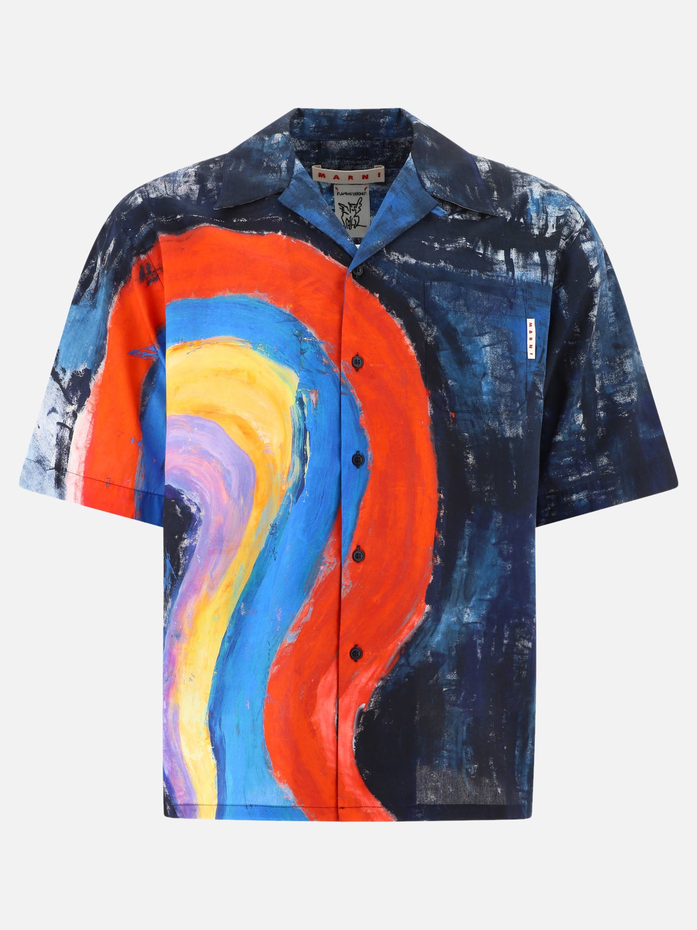 "Rainbow" bowling shirt