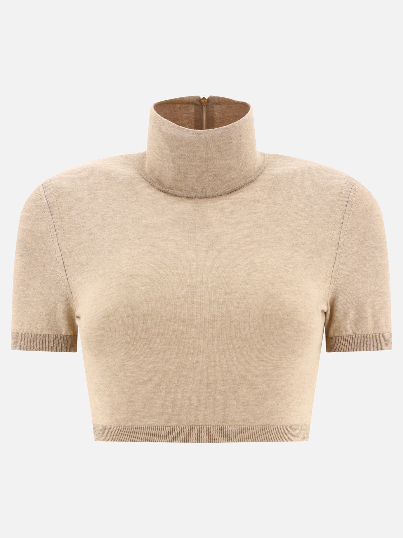 "Aire" cropped turtleneck