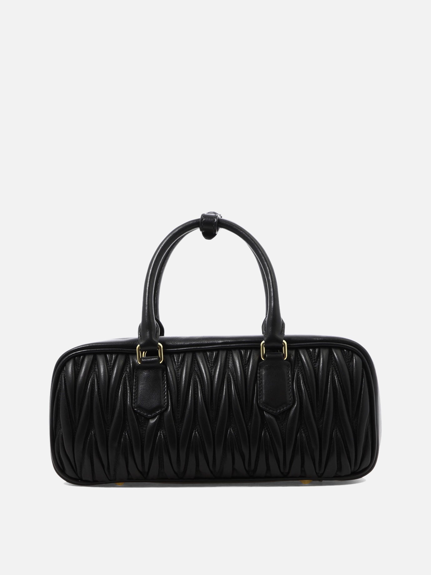 Matelassé nappa leather handbag