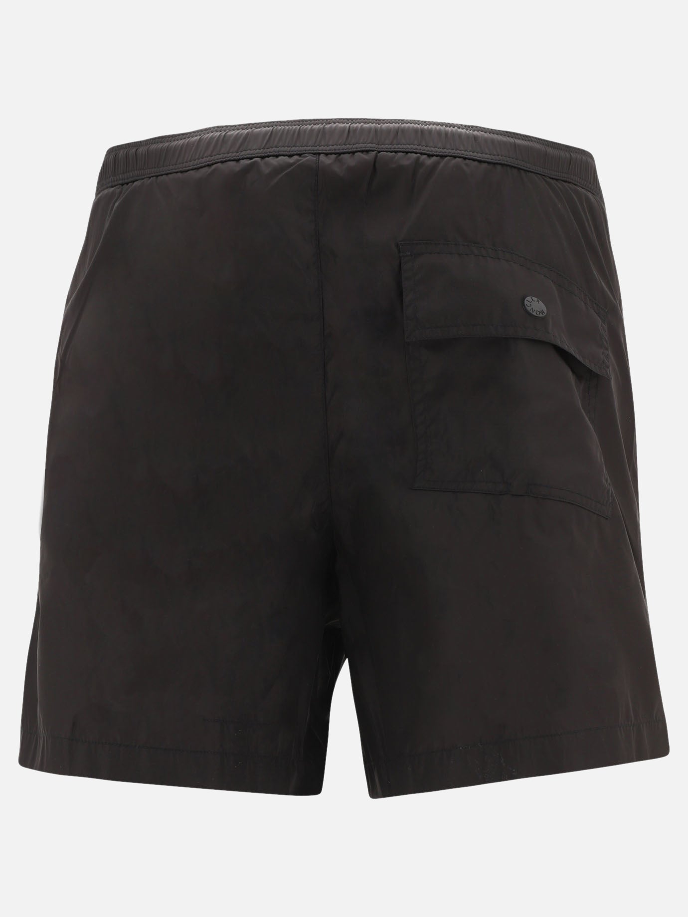 Swimming shorts with patch
