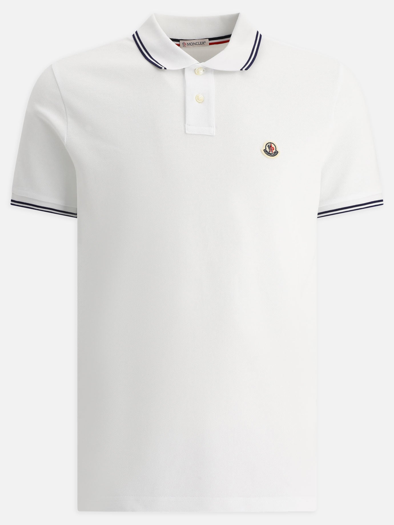 Polo shirt with patch logo