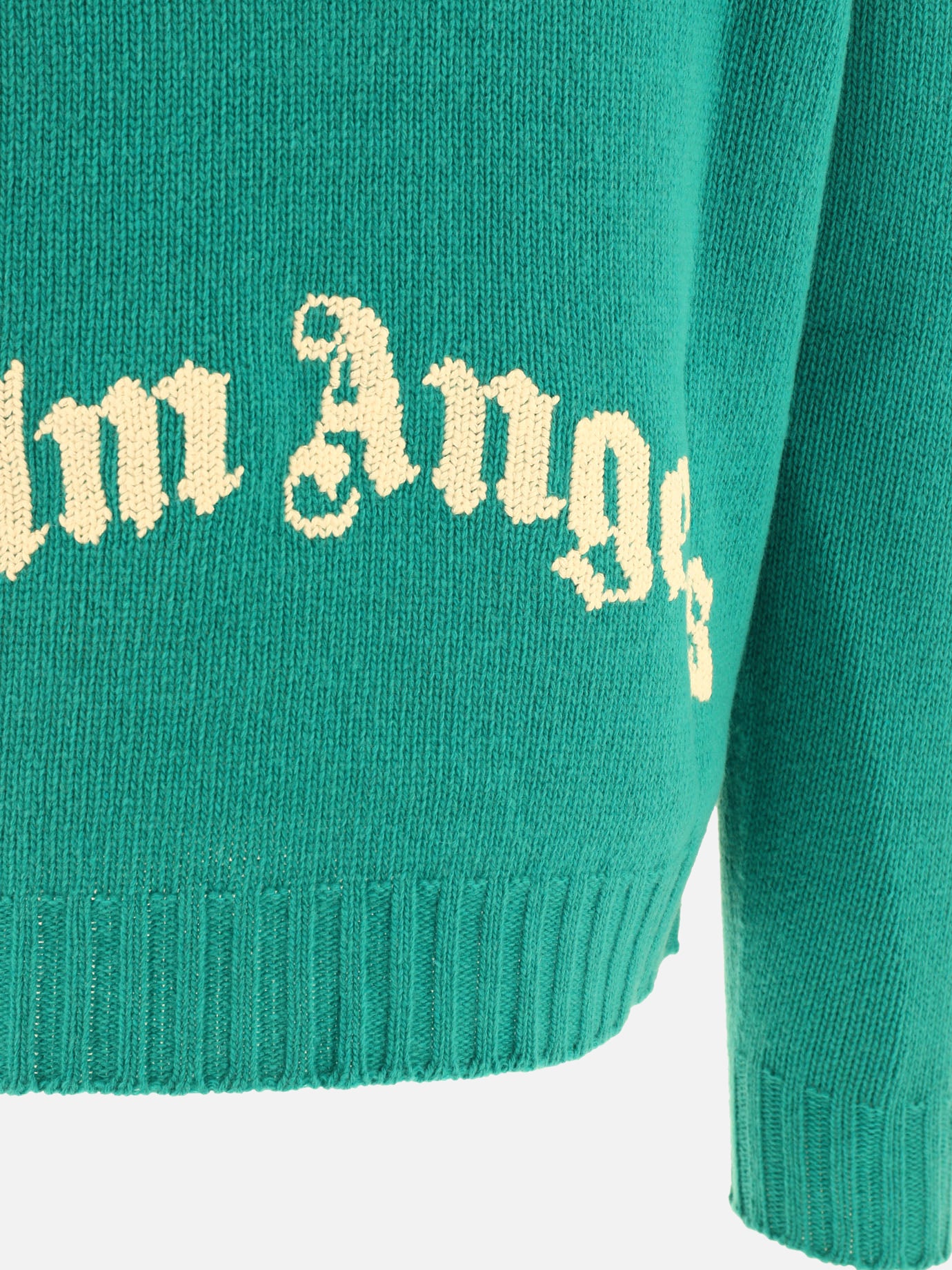 "Curved Logo" sweater