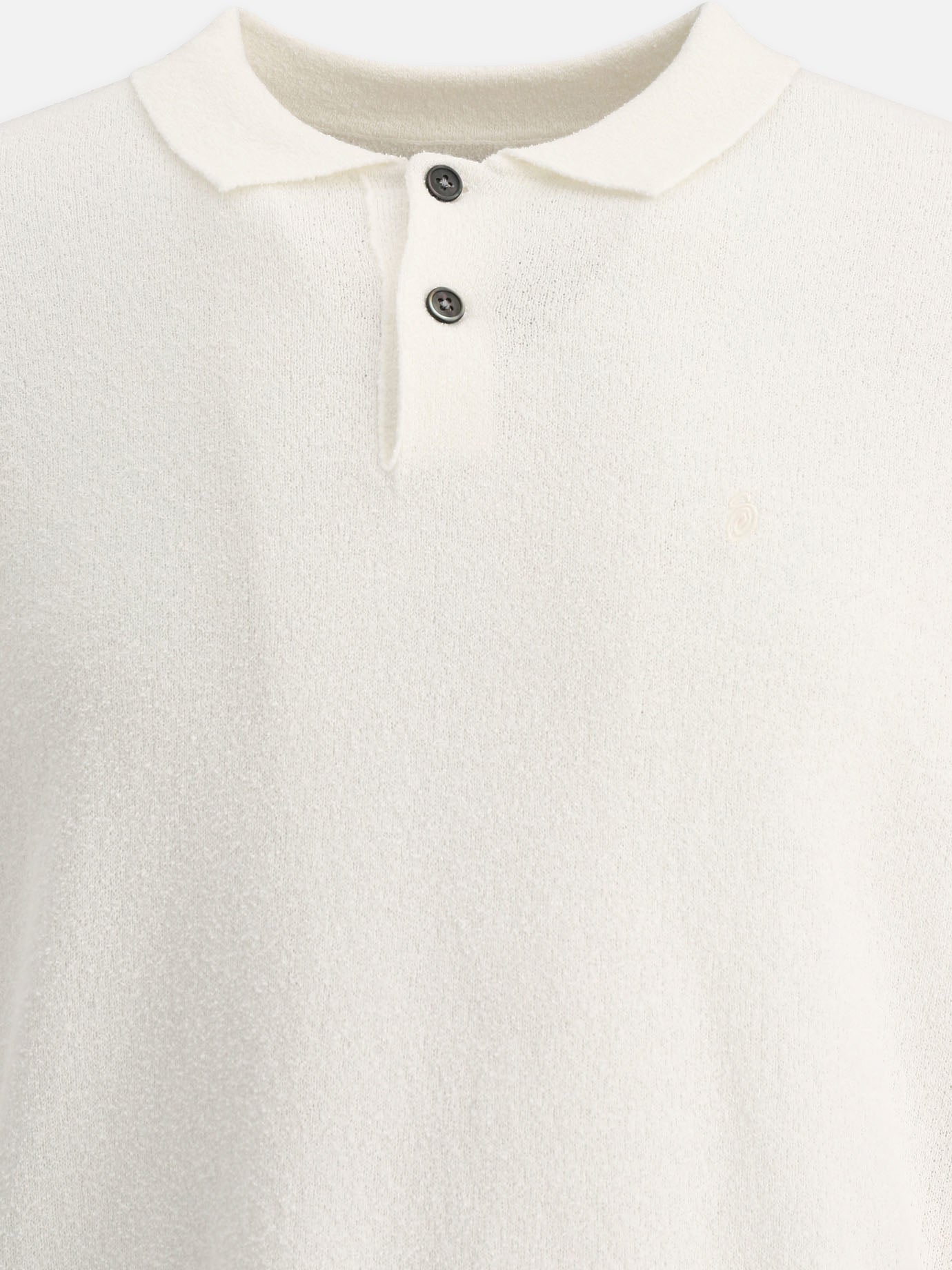 "Textured" polo shirt