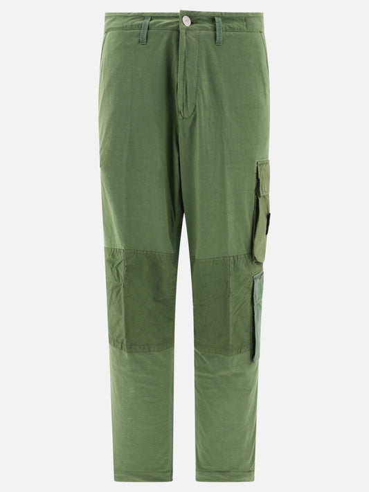 Panelled cargo trousers