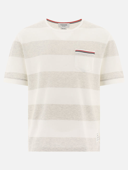 Striped piqué t-shirt