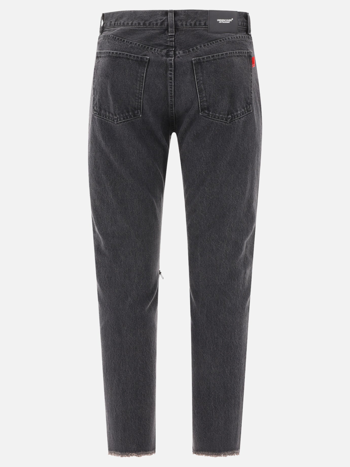 Zip-detail jeans
