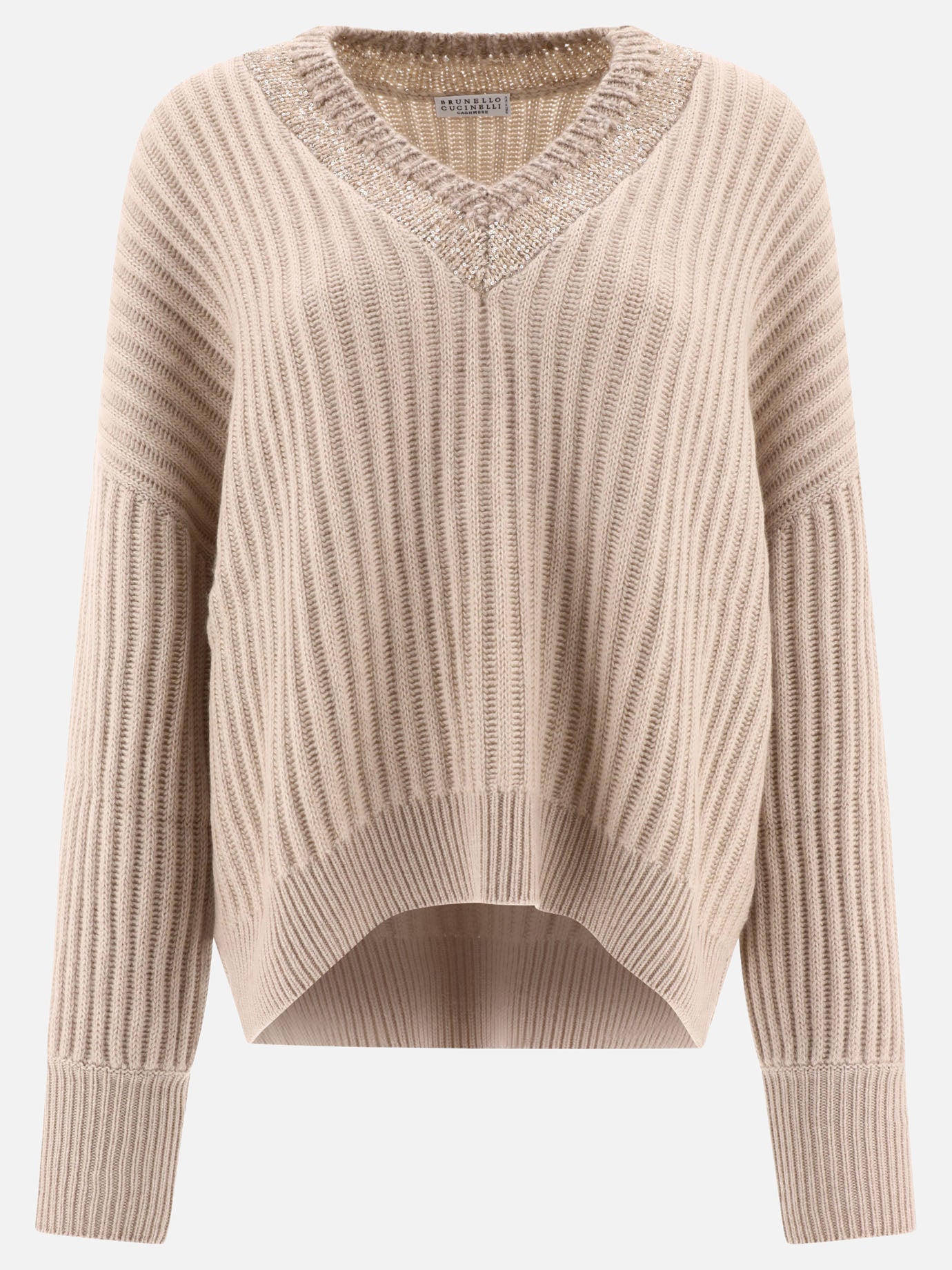 Cashmere ribbed sweater