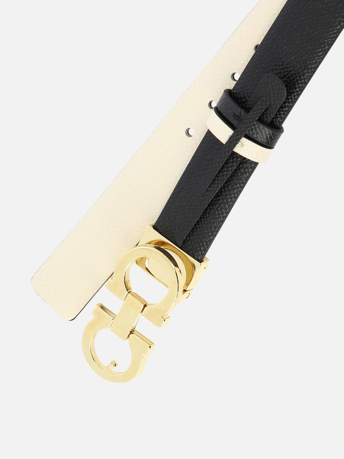 "Gancini" reversible belt