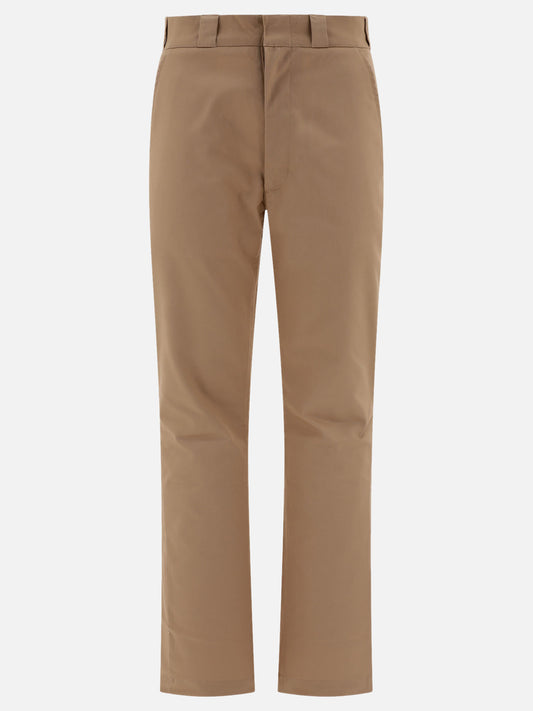 Flared chino trousers