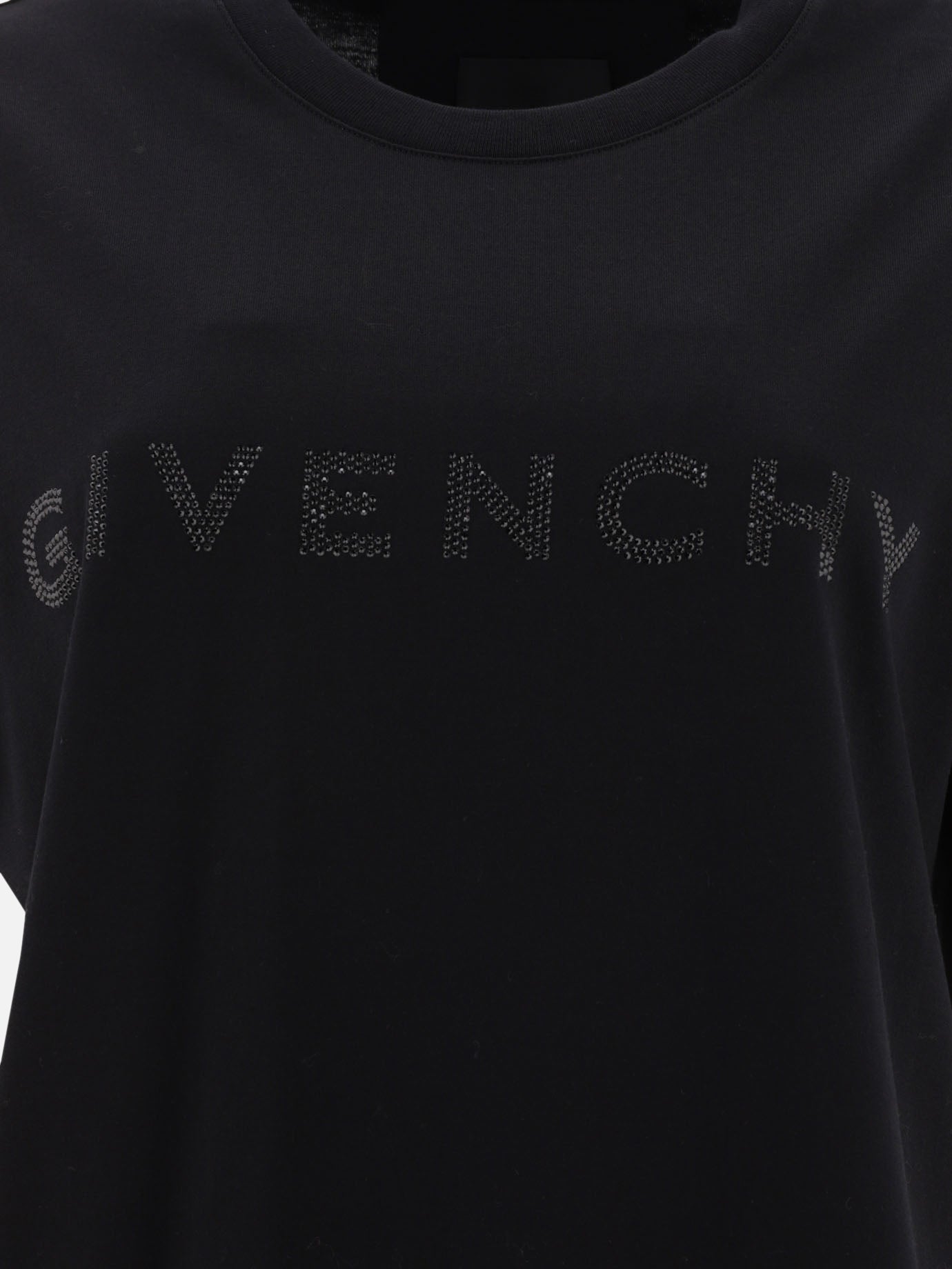 GIVENCHY t-shirt in cotton with rhinestones