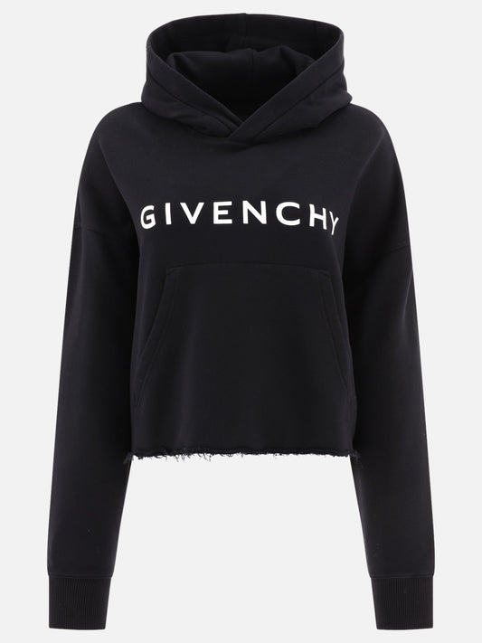 "Givenchy" cropped hoodie