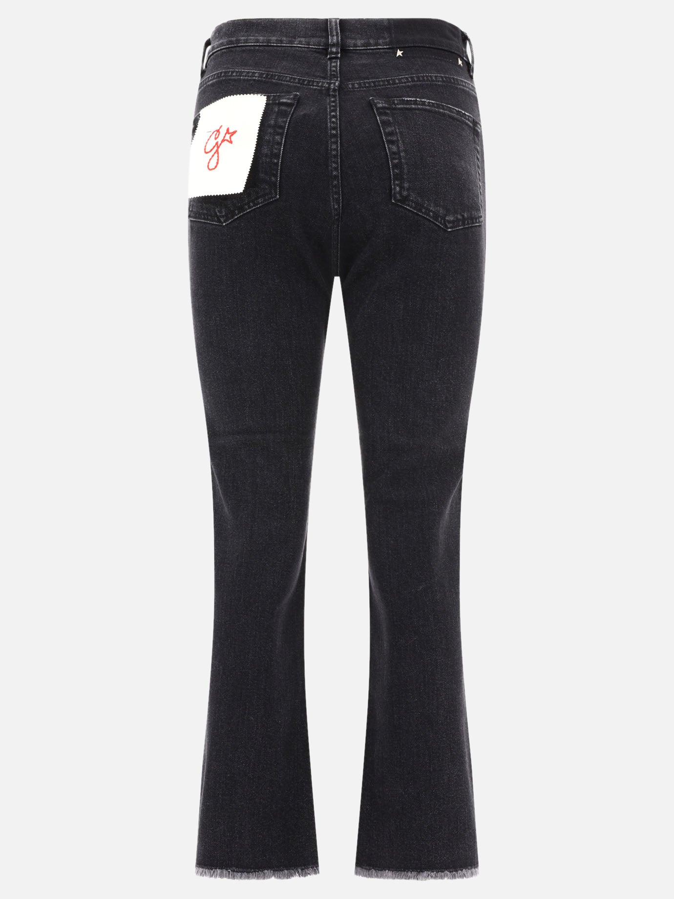 "New Cropped Flare" jeans