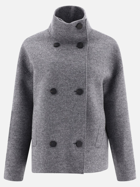 "Cropped Funnel" coat